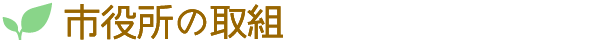 市役所の取組